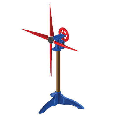  BREWIX 3D Airplane Shape Wind Powered Kinetic